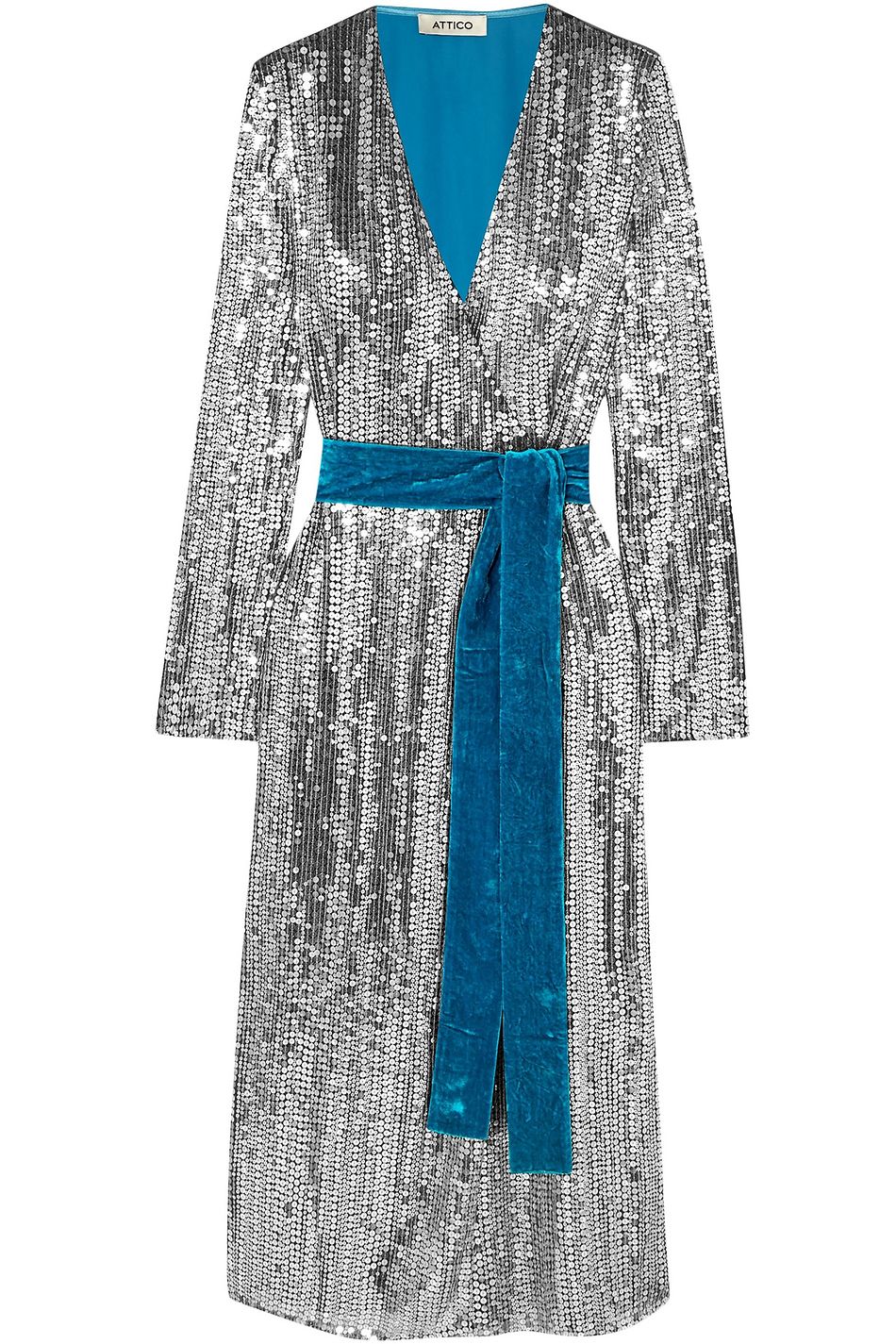 attico wrap dress