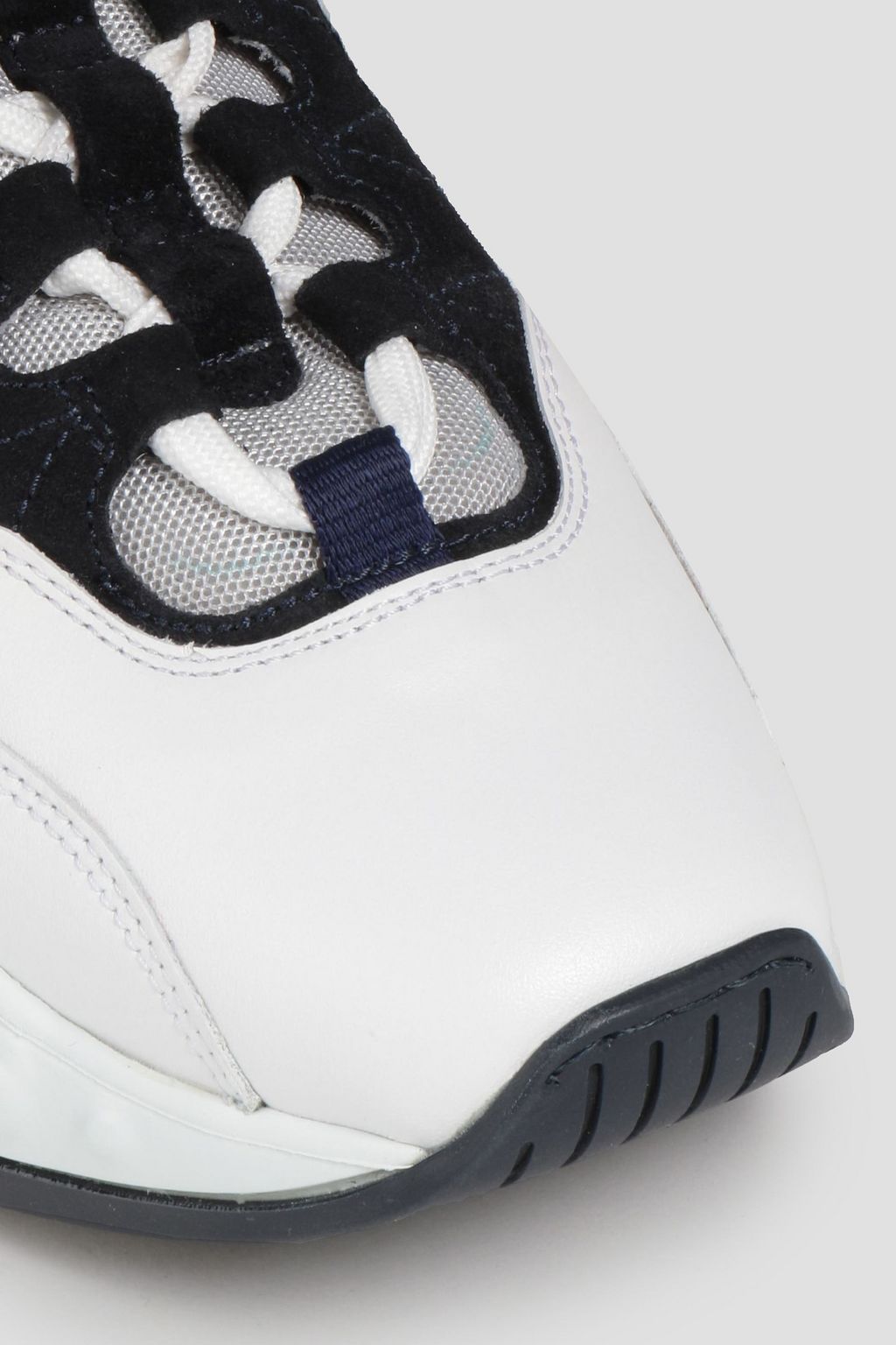 ACNE STUDIOS Manhattan Sneakers aus Leder, Mesh und Veloursleder mit überstehender Sohle