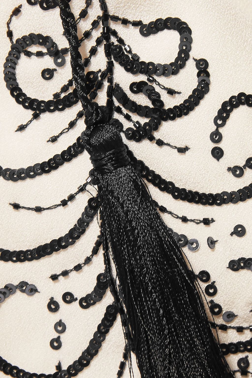 THE ATTICO Embellished satin pouch