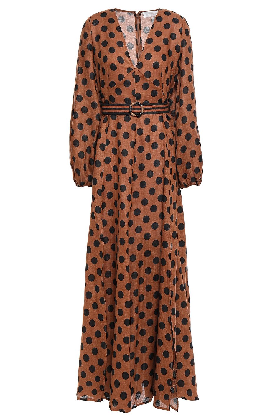 polka dot maxi dress