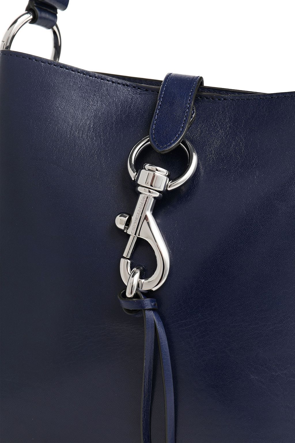 REBECCA MINKOFF Glossed-leather shoulder bag