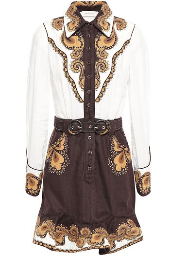 zimmermann wayfarer short shirt dress