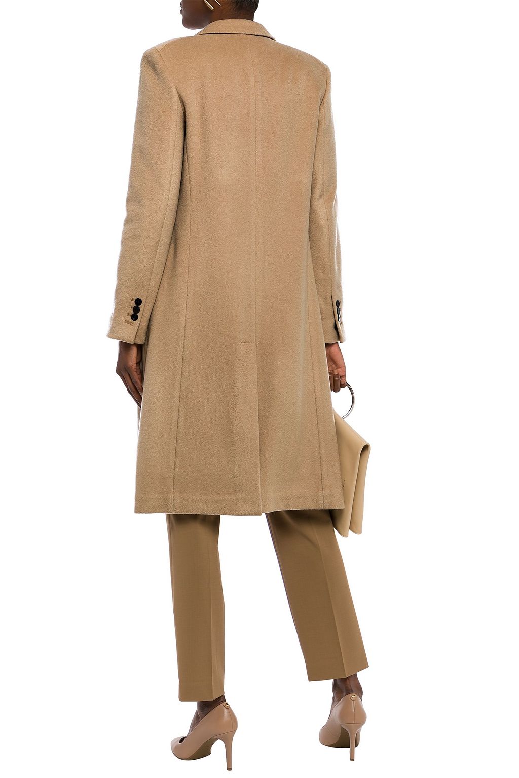 THEORY Brushed cashmere-felt coat