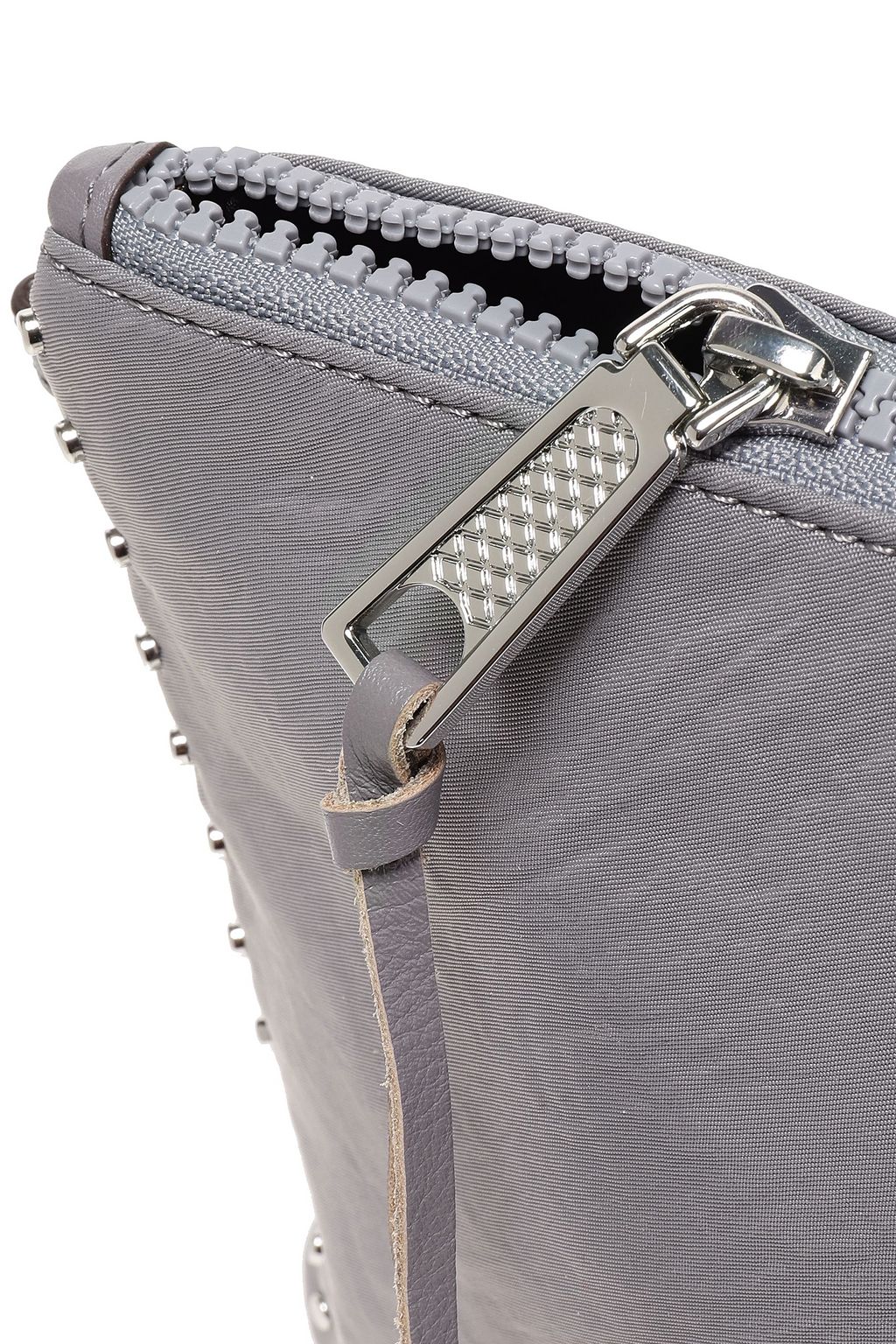 REBECCA MINKOFF Studded crinkled-shell shoulder bag