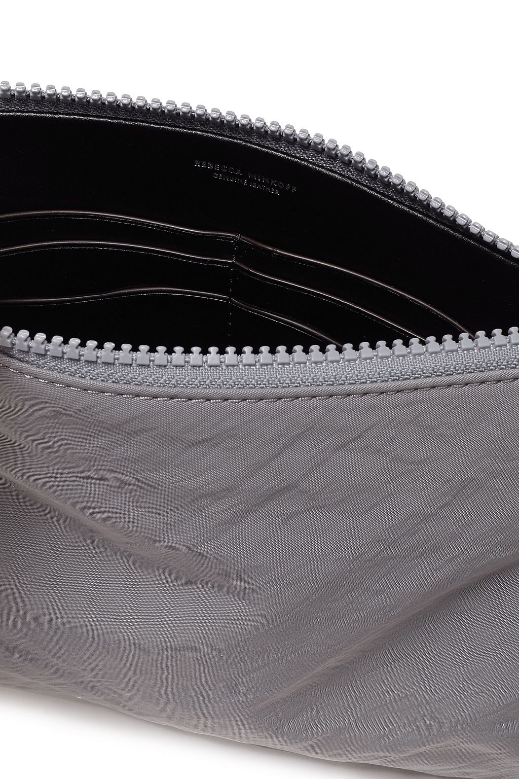 REBECCA MINKOFF Studded crinkled-shell shoulder bag