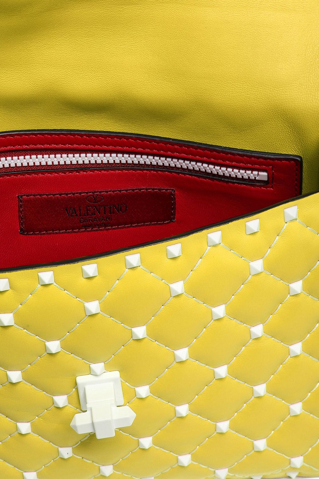 VALENTINO GARAVANI Rockstud quilted leather shoulder bag THE