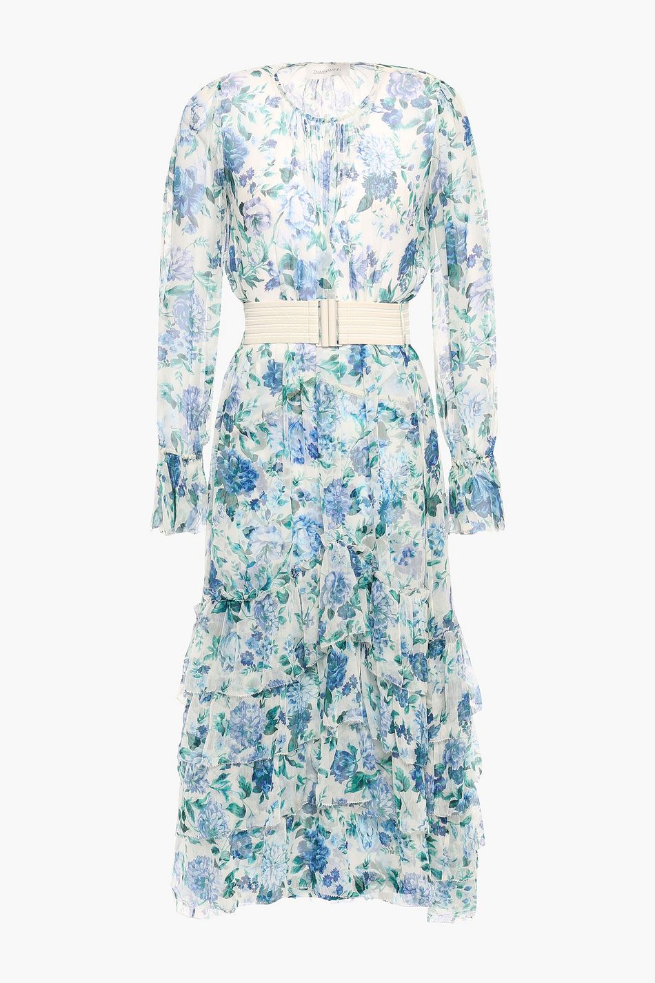 zimmermann floral midi dress