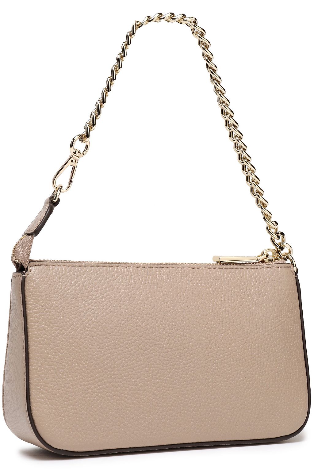 MICHAEL MICHAEL KORS Logoembellished texturedleather shoulder bag