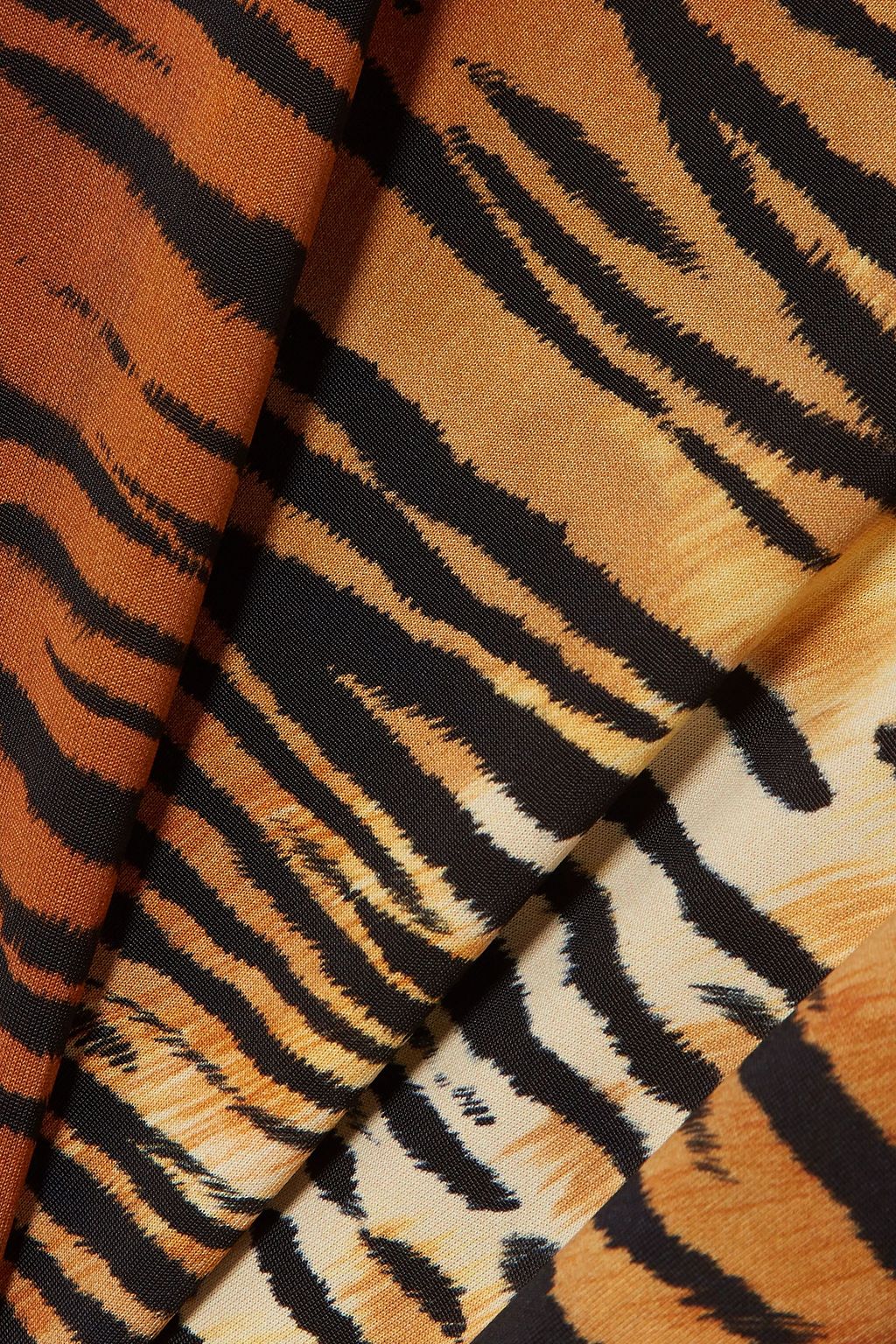 ALEXANDRE VAUTHIER Tiger-print jersey maxi dress