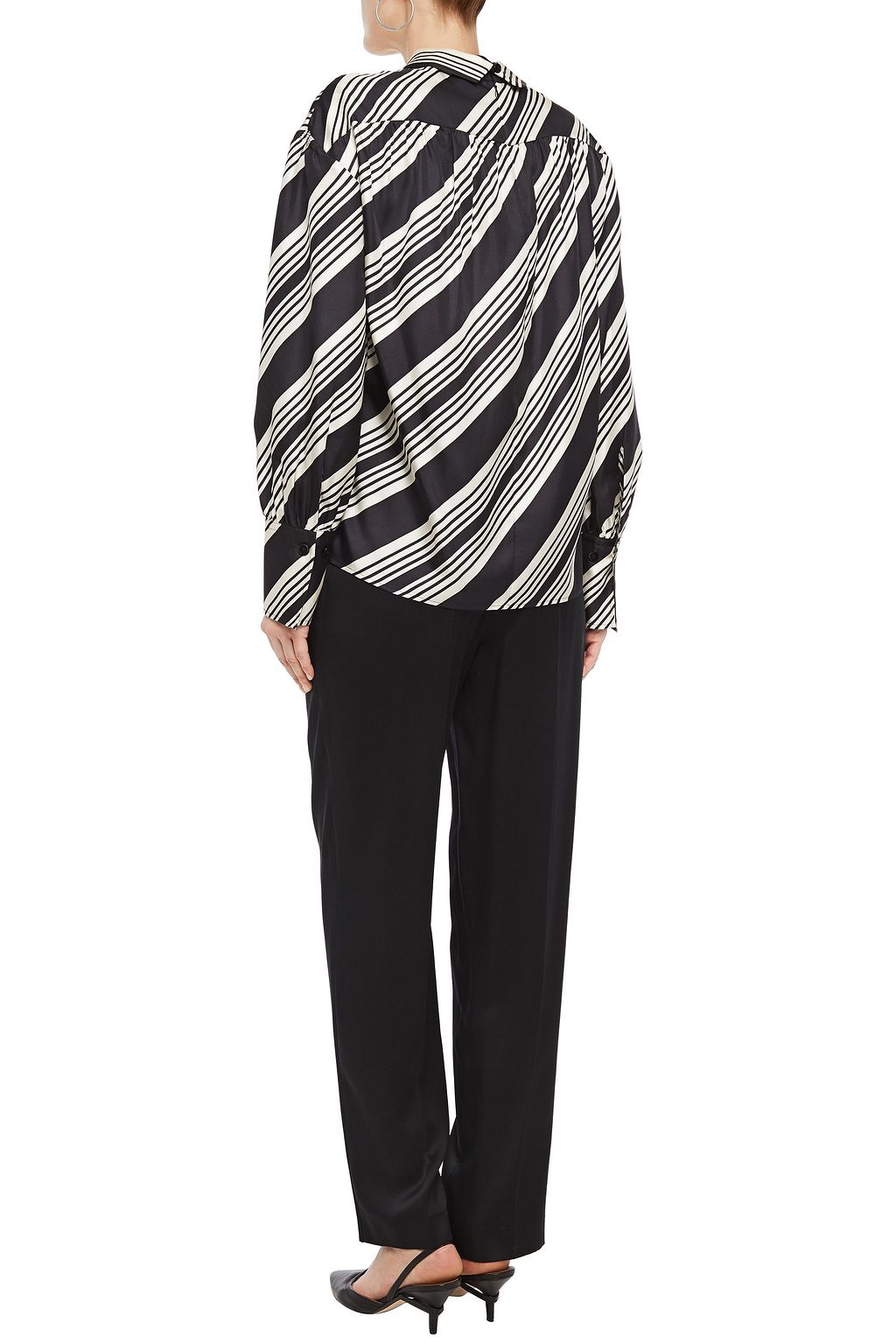 JOSEPH Jack silk-satin wide-leg pants