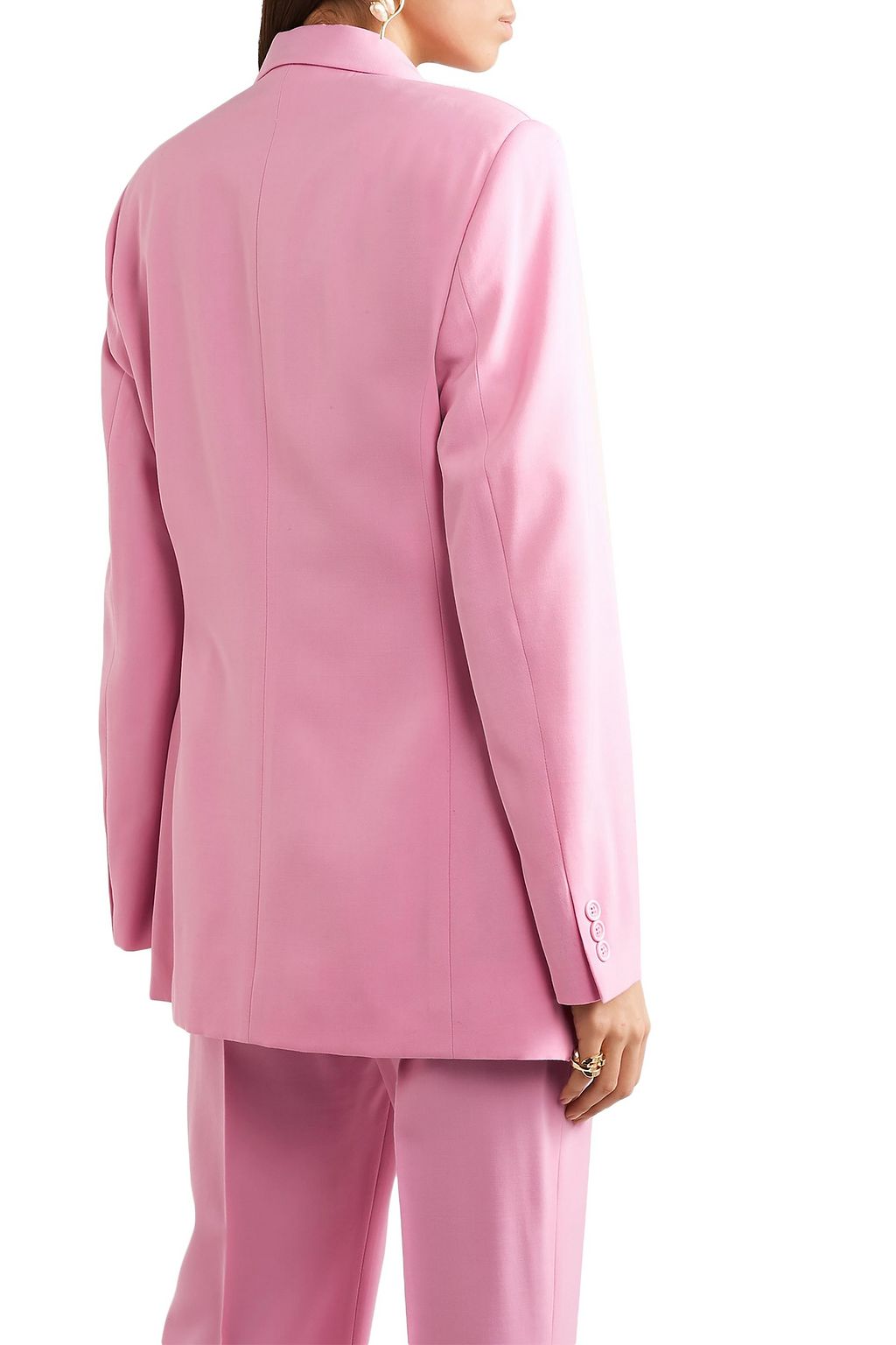 STELLA MCCARTNEY Double-breasted wool-twill blazer