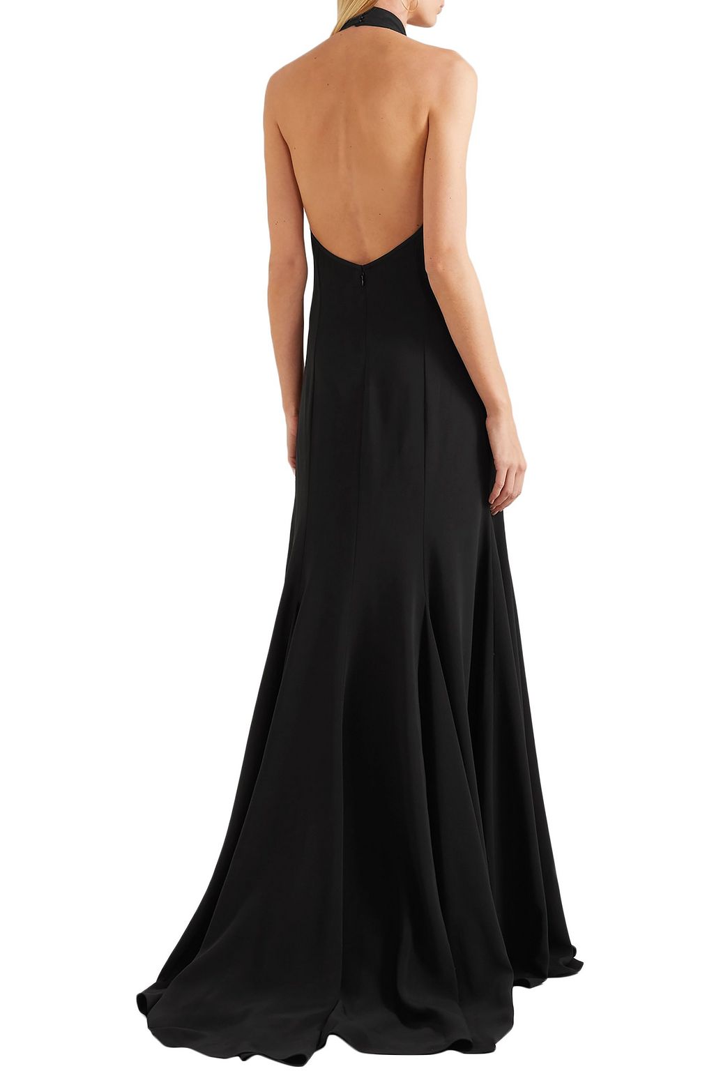 STELLA MCCARTNEY Meghan stretch-cady halterneck gown
