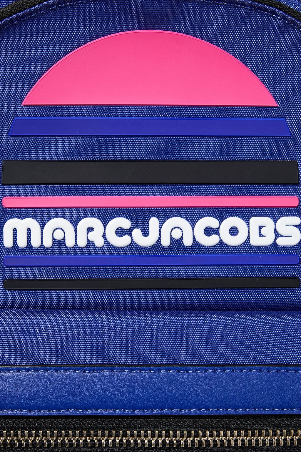 MARC JACOBS Rubber-trimmed shell backpack