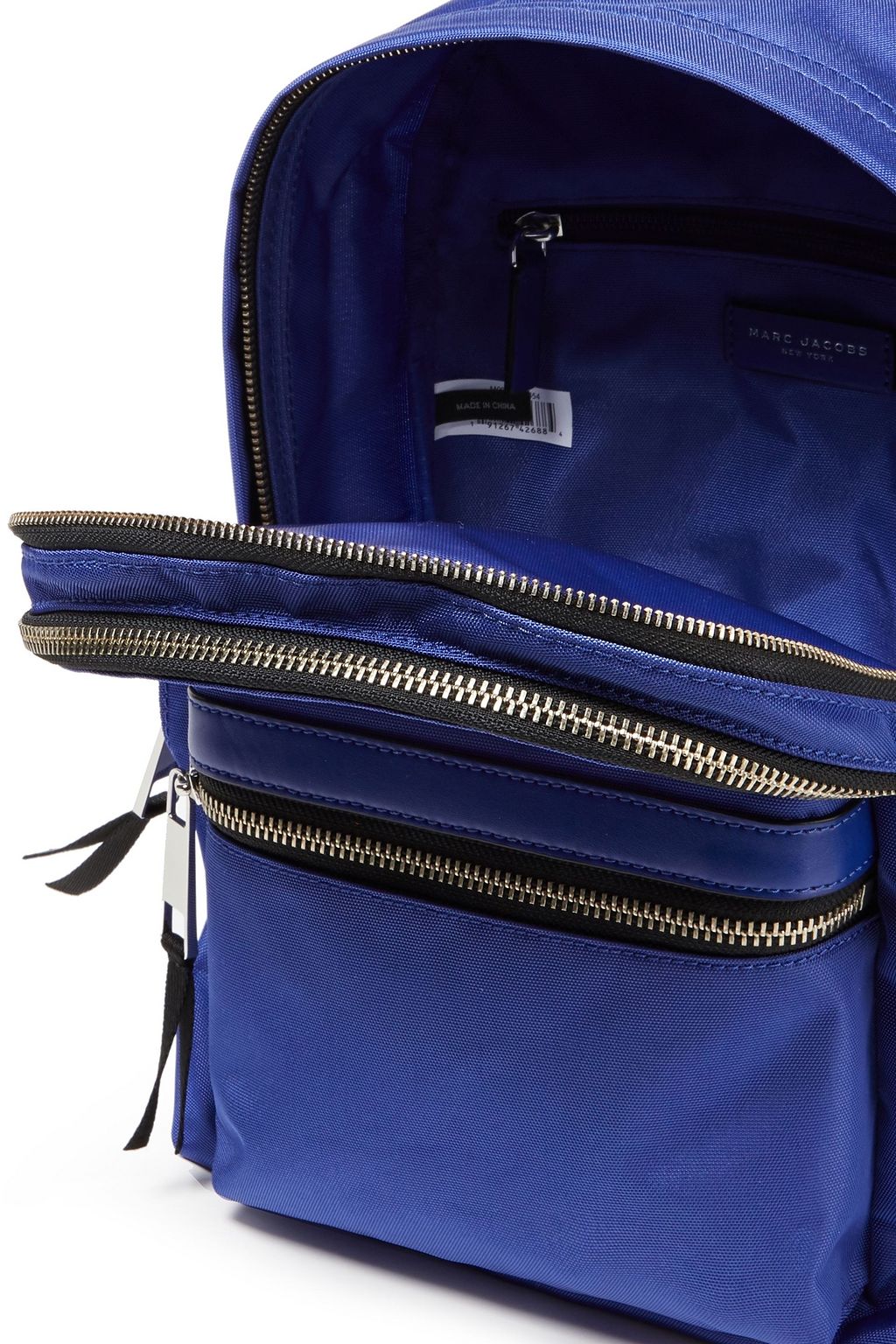 MARC JACOBS Rubber-trimmed shell backpack