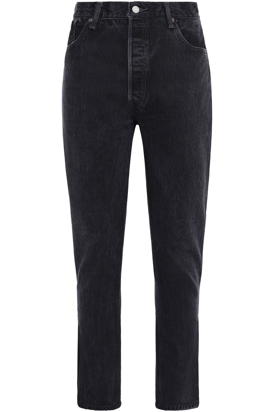 levi's cropped black jeans