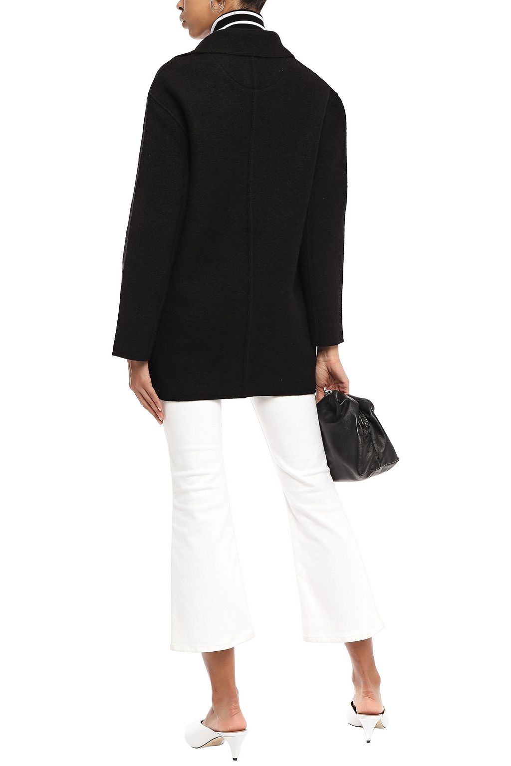 LINE Wool-blend bouclé coat