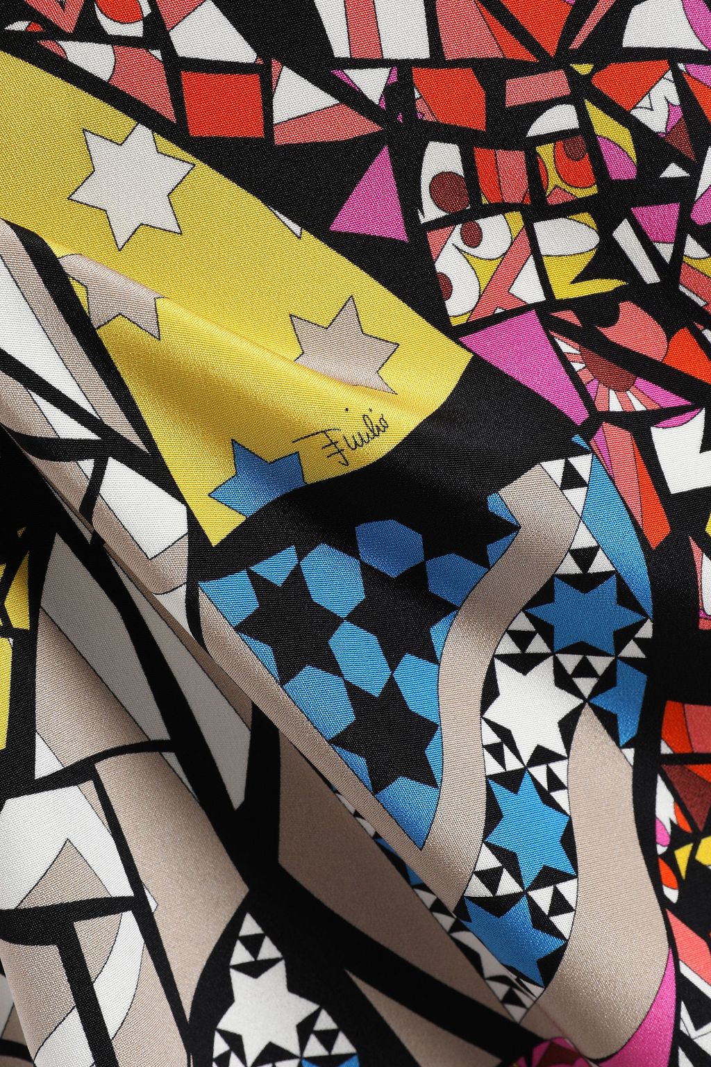 PUCCI Printed silk-jersey mini dress