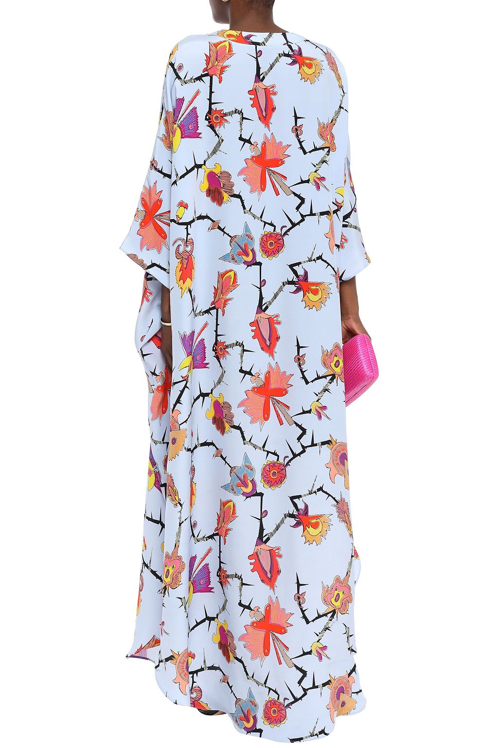 PUCCI Printed silk-crepe kaftan
