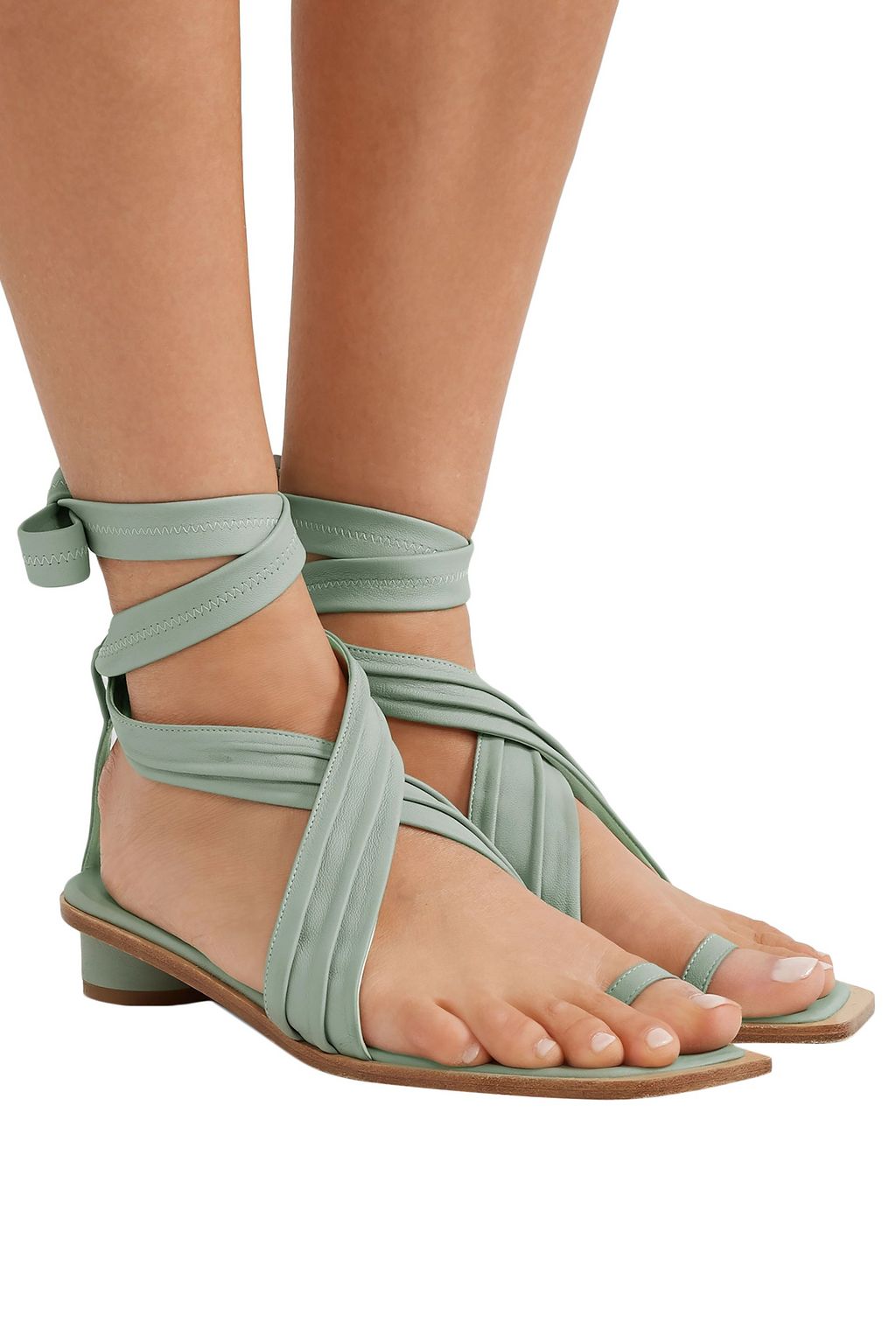 TIBI Miles leather sandals