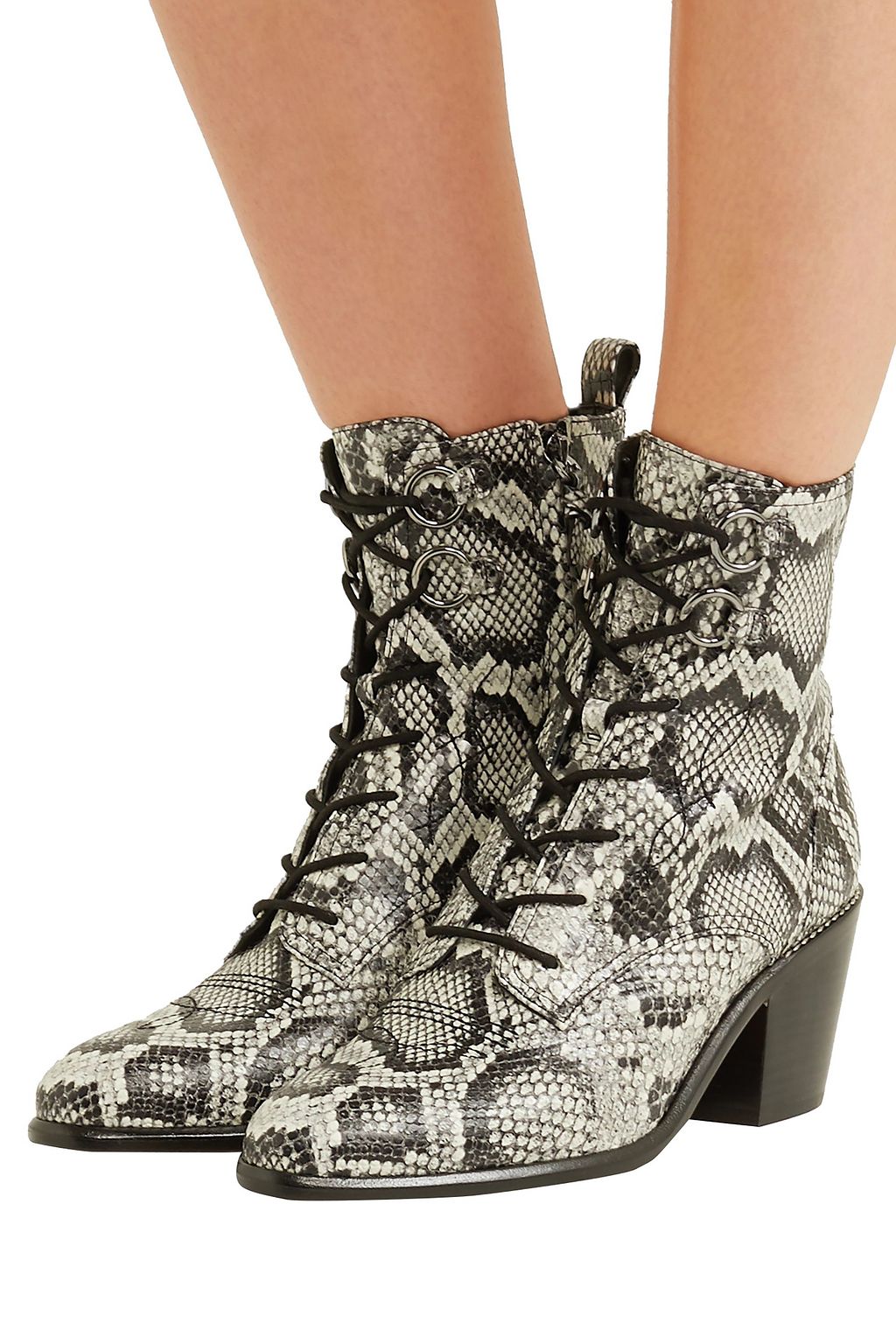dvf dakota lace up boots