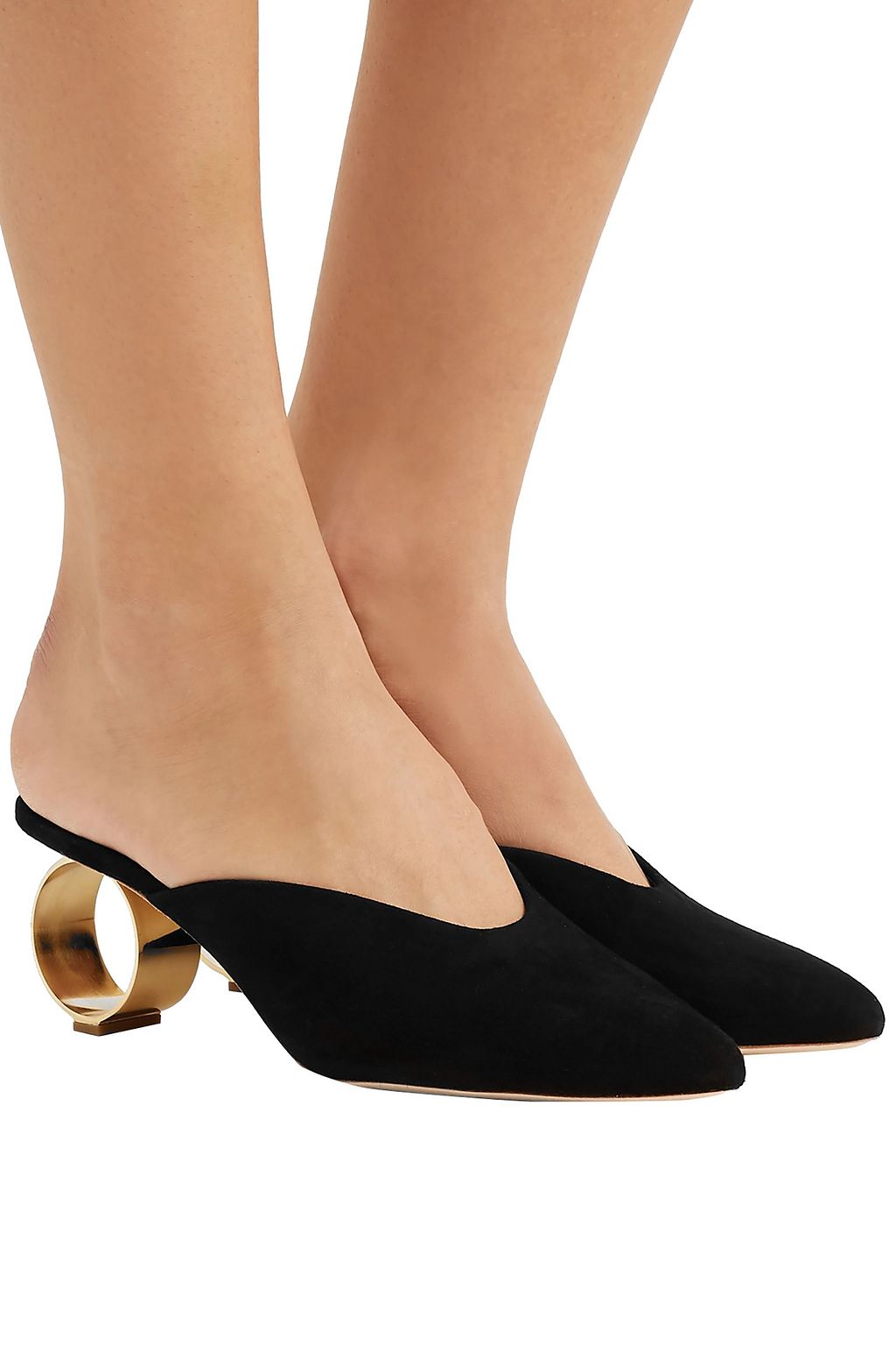 LOEFFLER RANDALL Juno suede mules