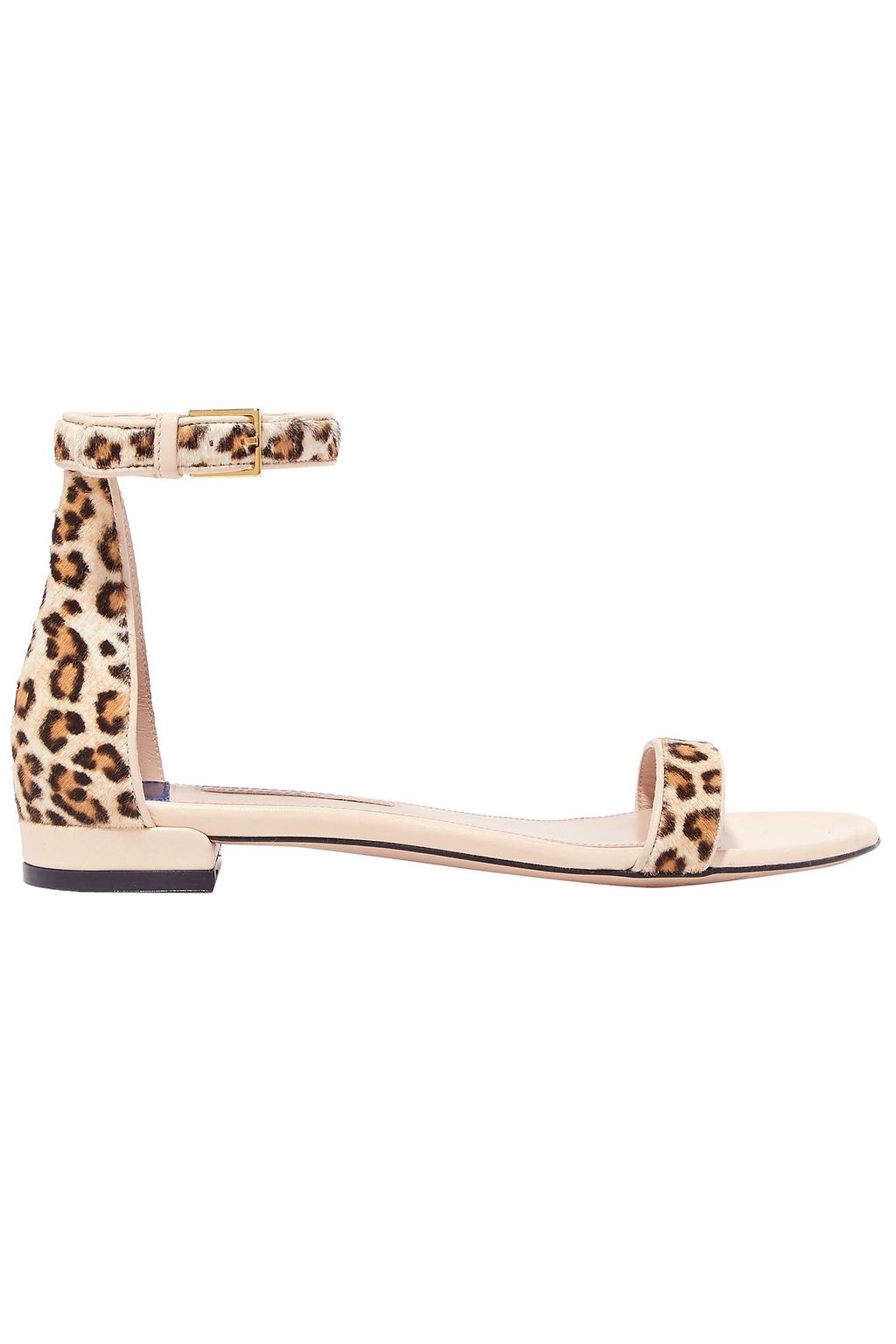 stuart weitzman leopard flats