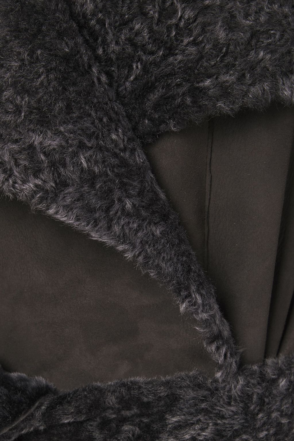 YVES SALOMON Reversible belted shearling coat