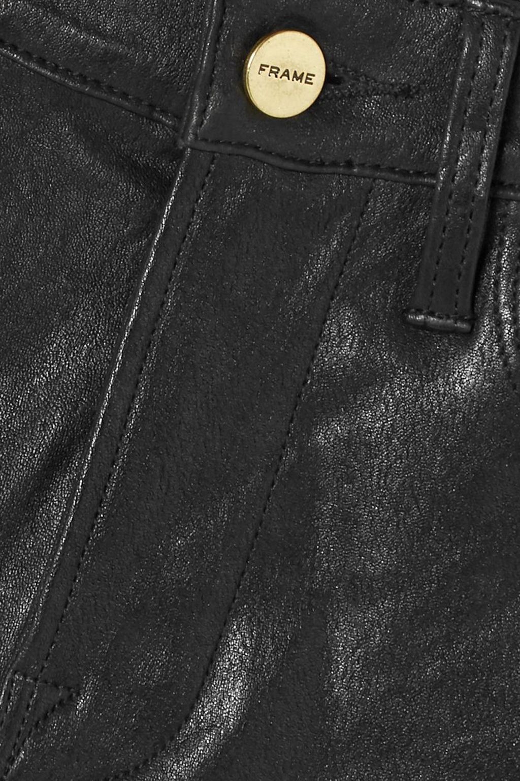 FRAME Le High Skinny leather pants