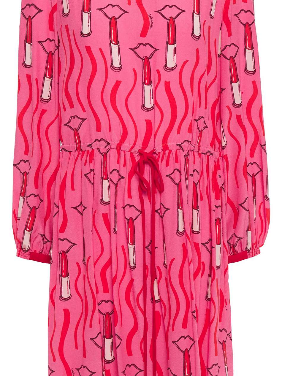 gathered printed silk crepe de chine mini dress