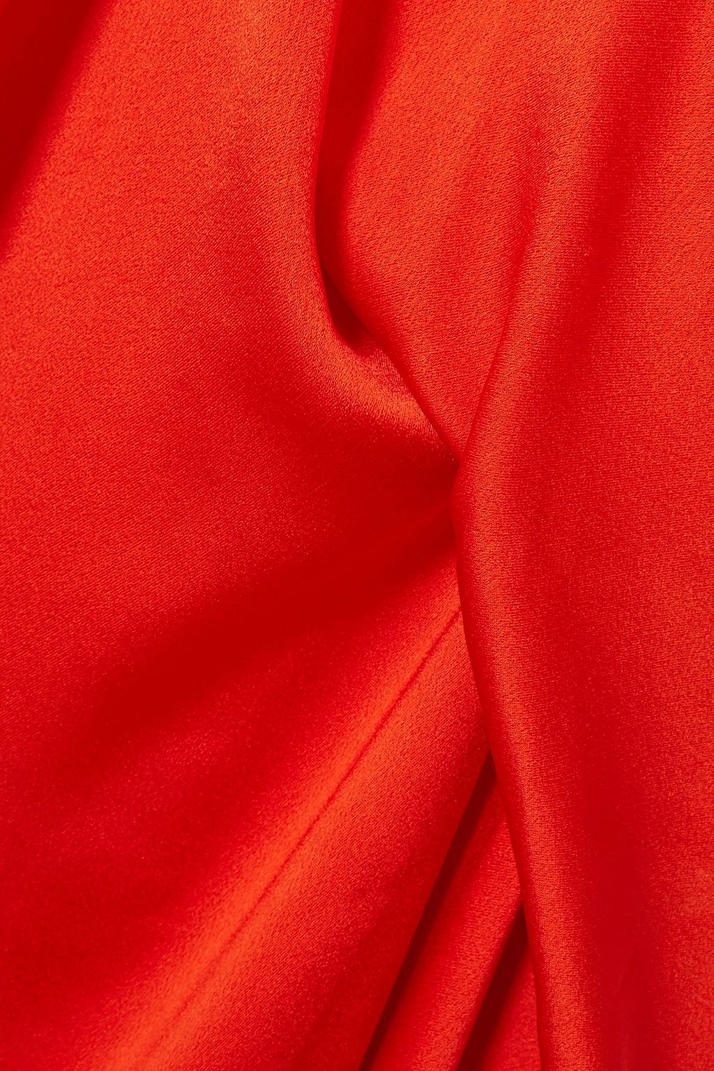 SIES MARJAN Noemi draped satin midi dress