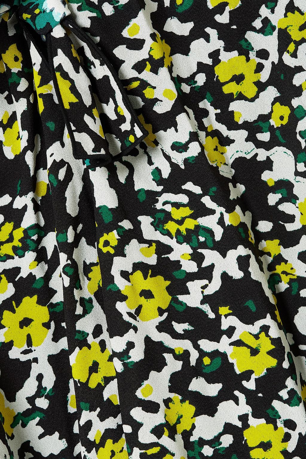 PROENZA SCHOULER Knotted floral-print crepe midi dress