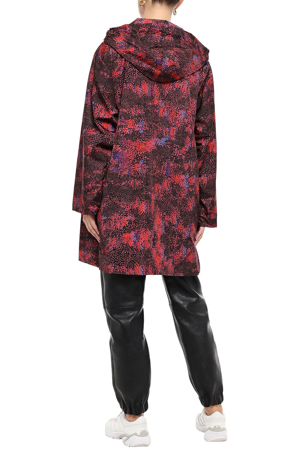 ÊTRE CÉCILE Emma printed shell hooded parka
