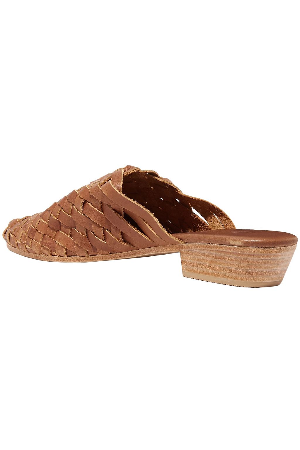 ST. AGNI Paris woven leather slippers