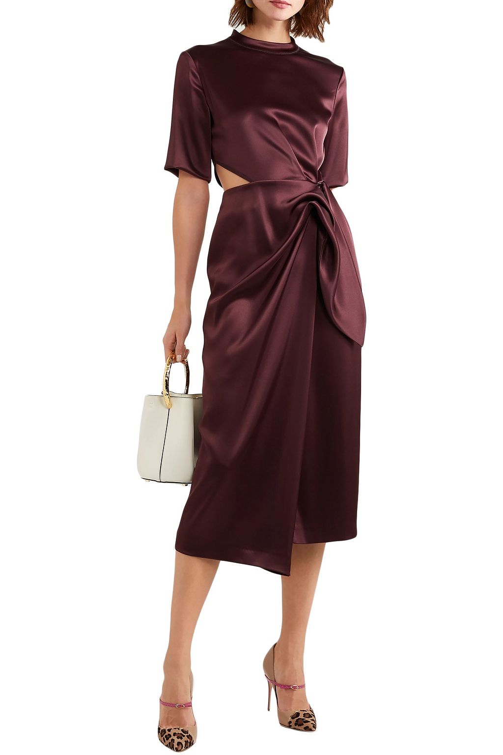 JENNIFER CHAMANDI Lorenzo 105 leopard-print calf hair and leather pumps