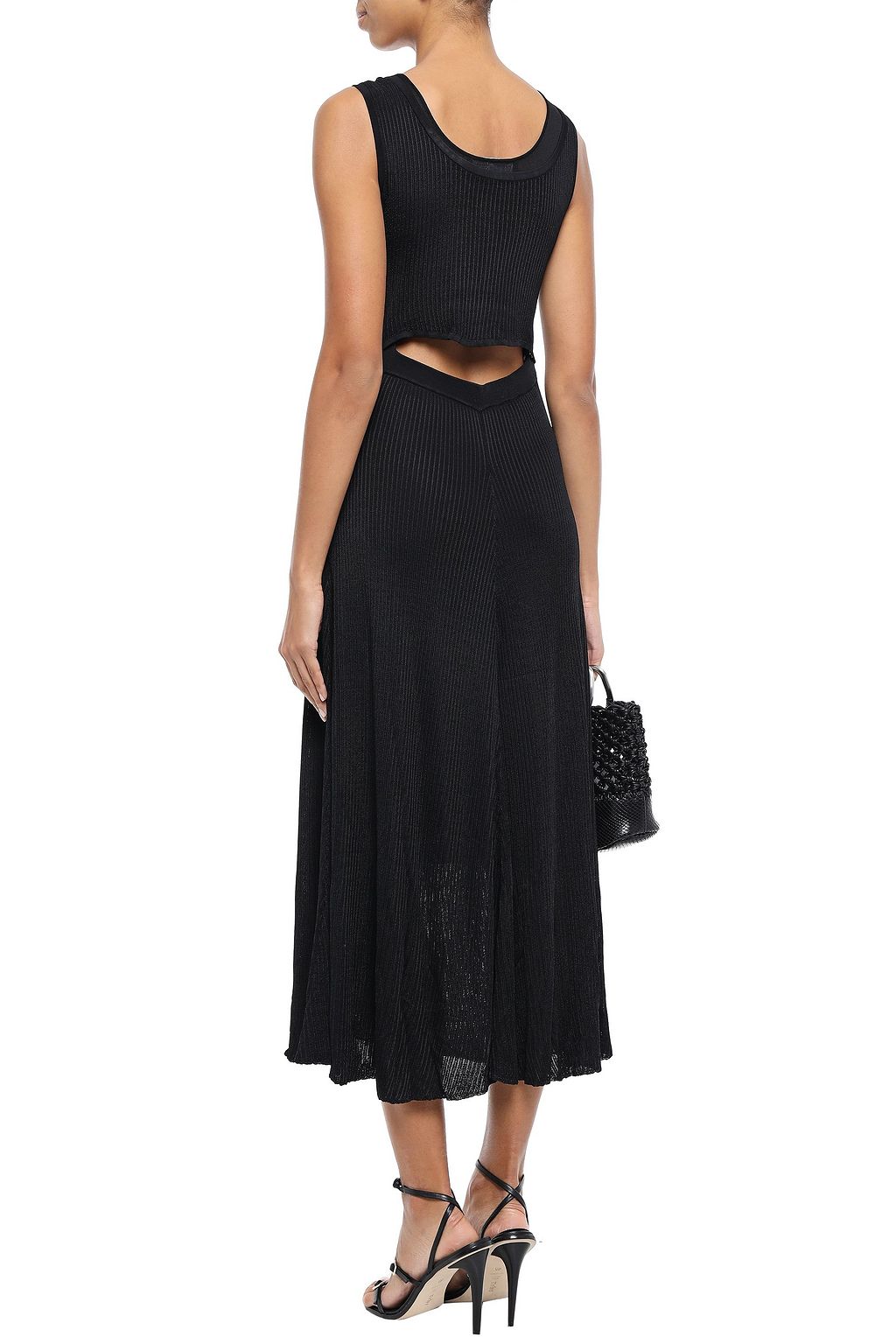 PROENZA SCHOULER Cutout ribbed jersey midi dress