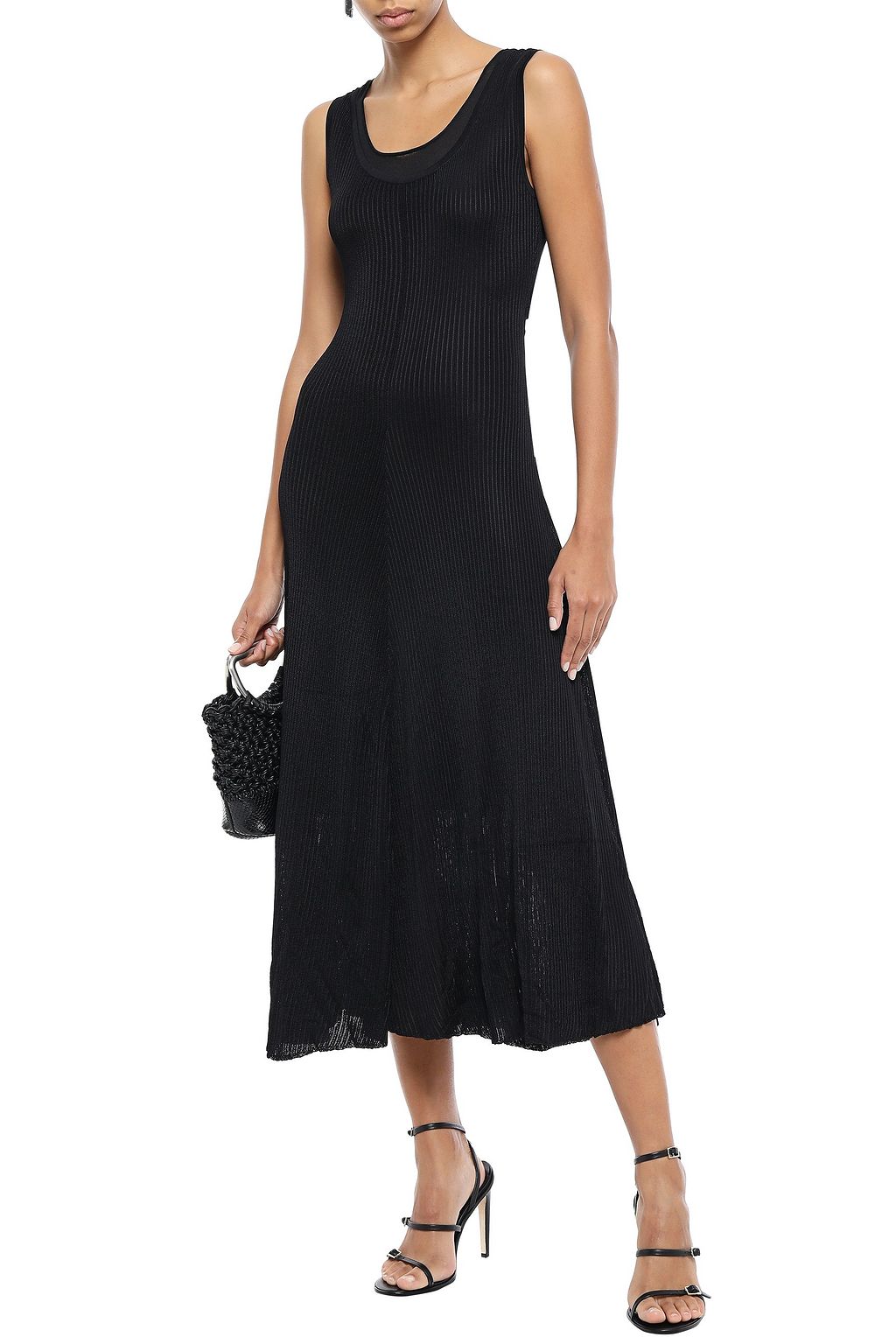 PROENZA SCHOULER Cutout ribbed jersey midi dress