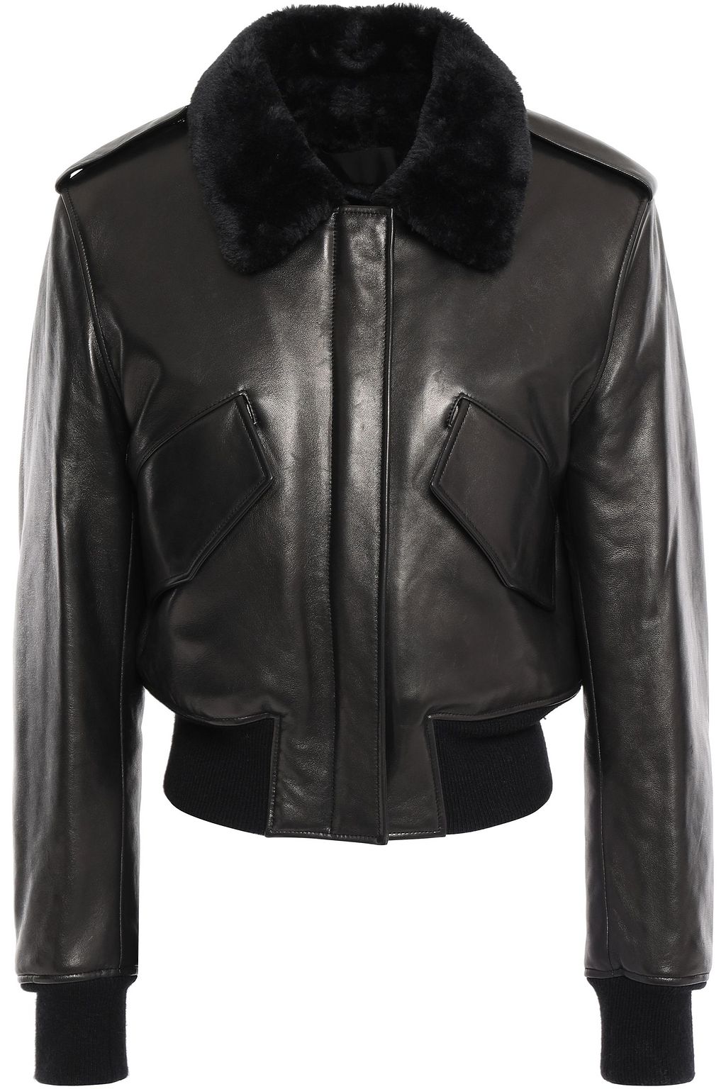 alexander wang shearling coat