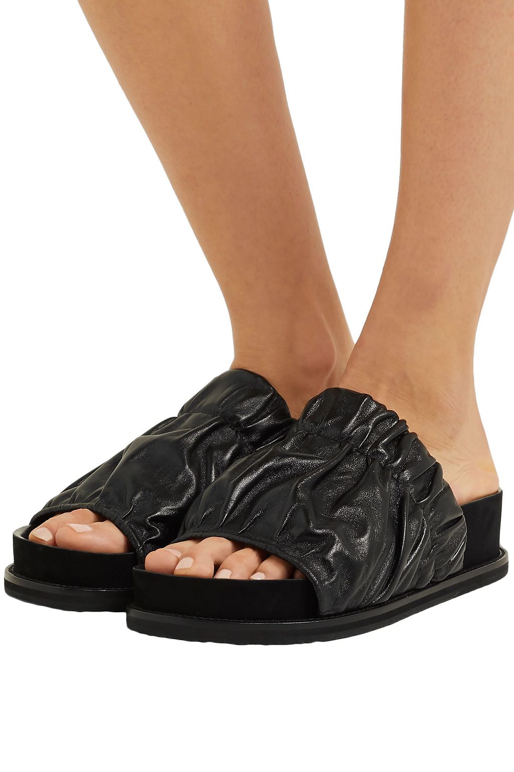 PROENZA SCHOULER Leather platform slides