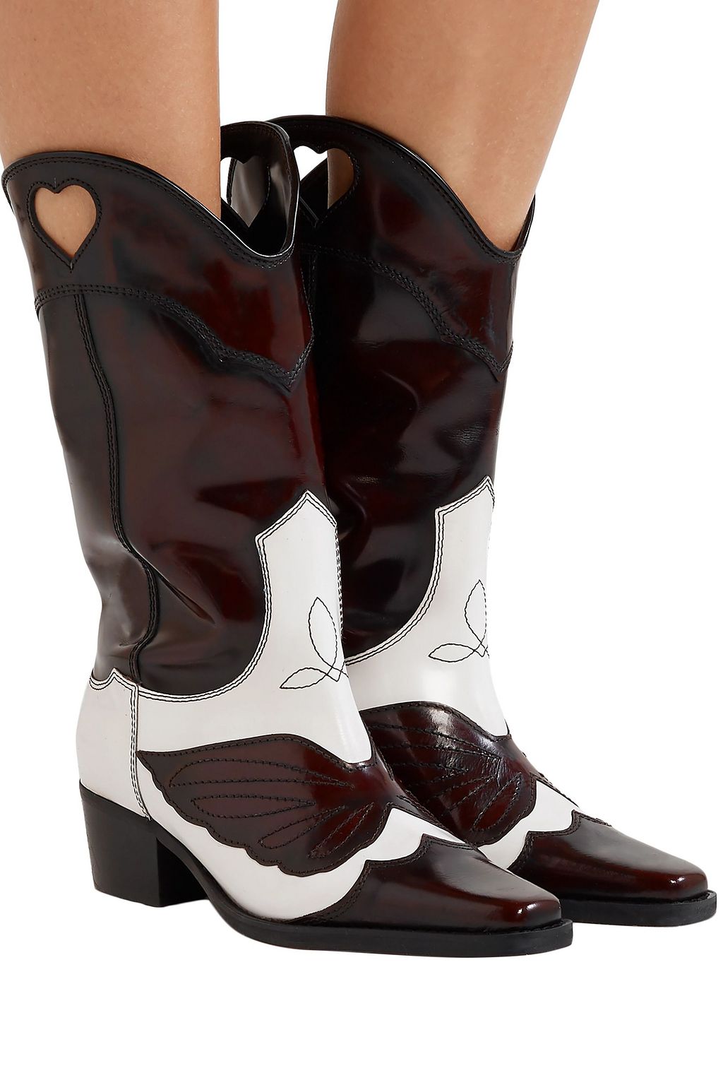 ganni cowboy boots sale