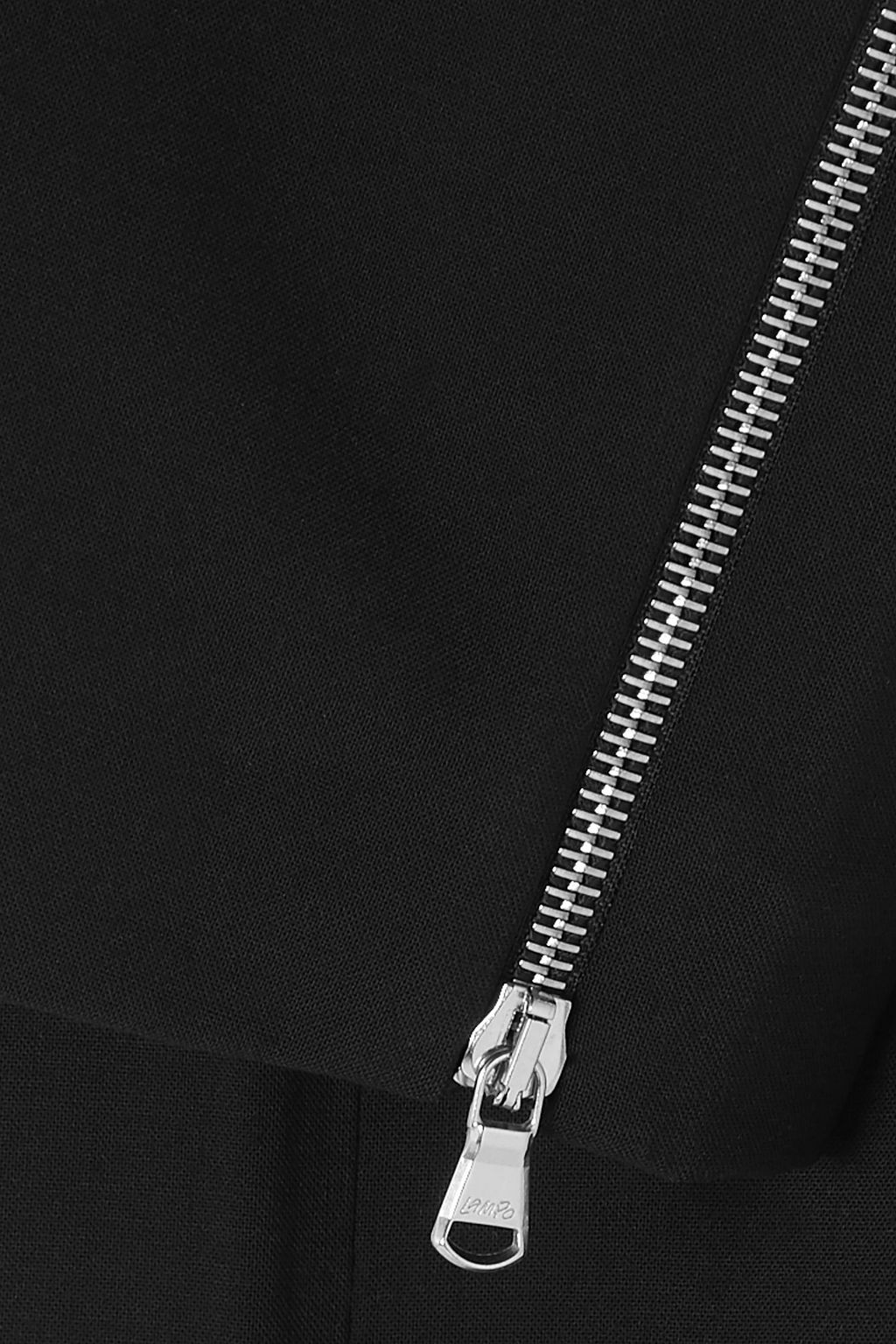 BITE STUDIOS Zip-detailed organic wool straight-leg pants