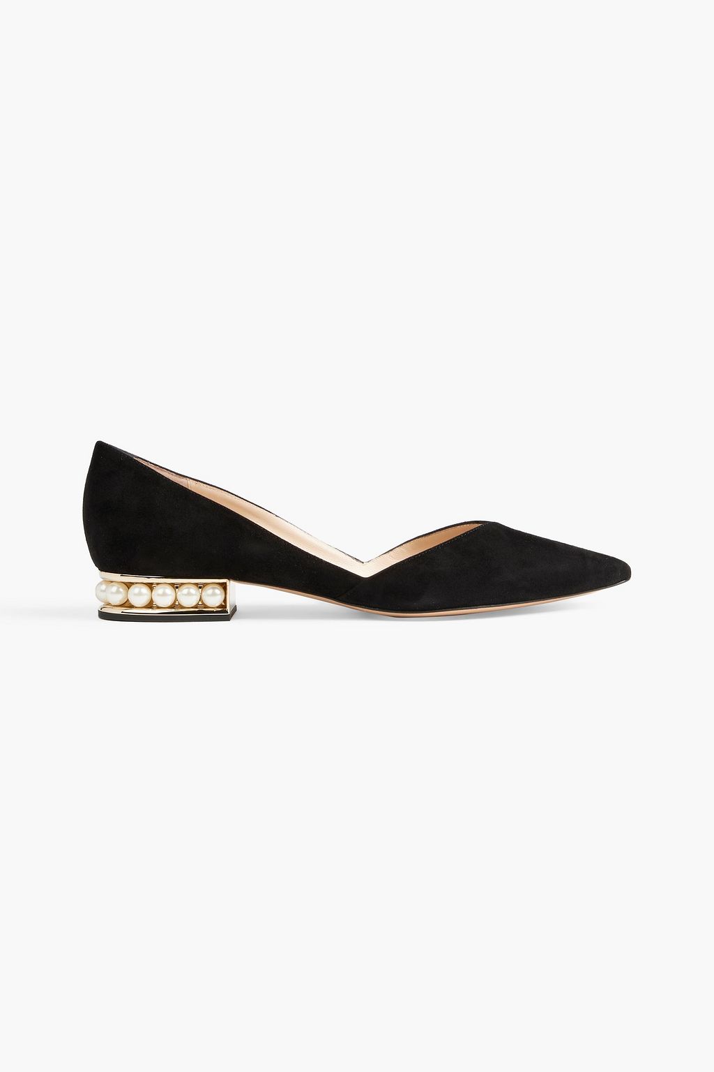 Nicholas Kirkwood black suede pumps, size EU 36.5