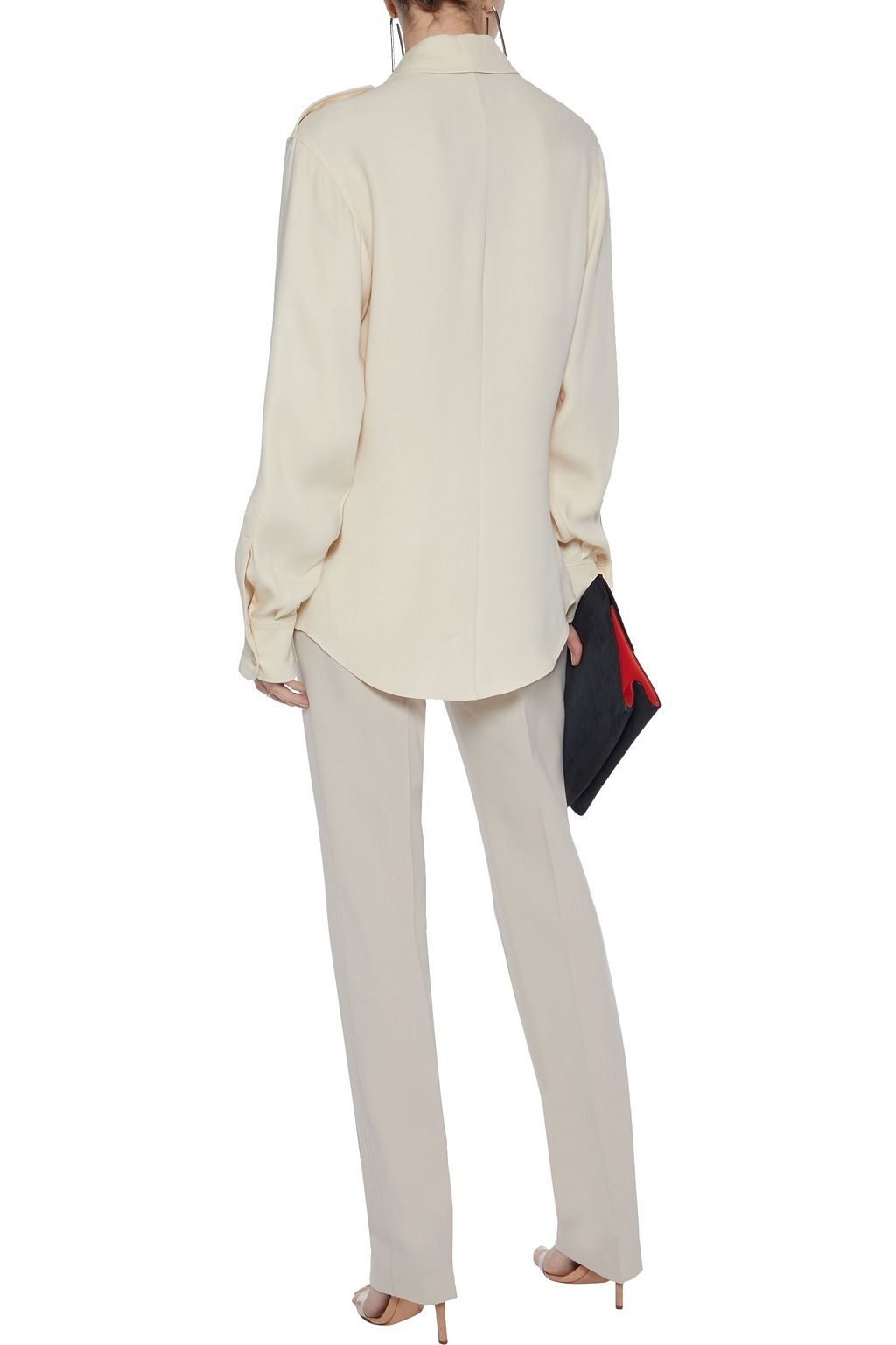 JOSEPH Zoran wool-blend twill slim-leg pants