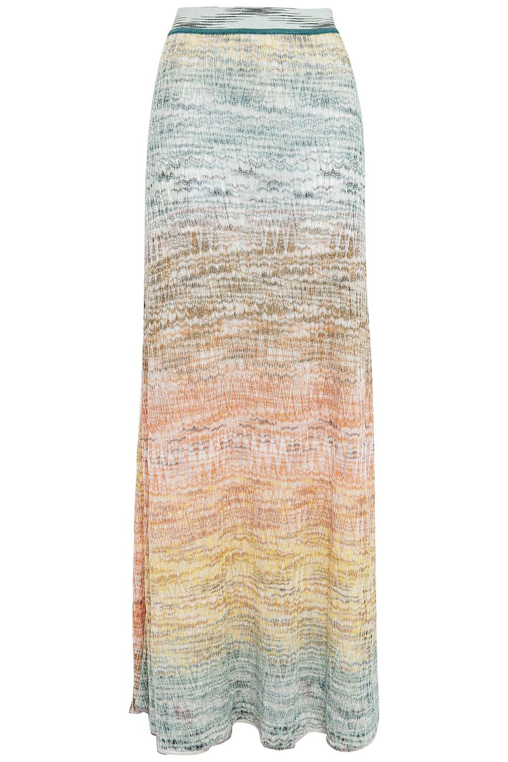 MISSONI Metallic crochetknit maxi skirt Sale up to 70 off THE