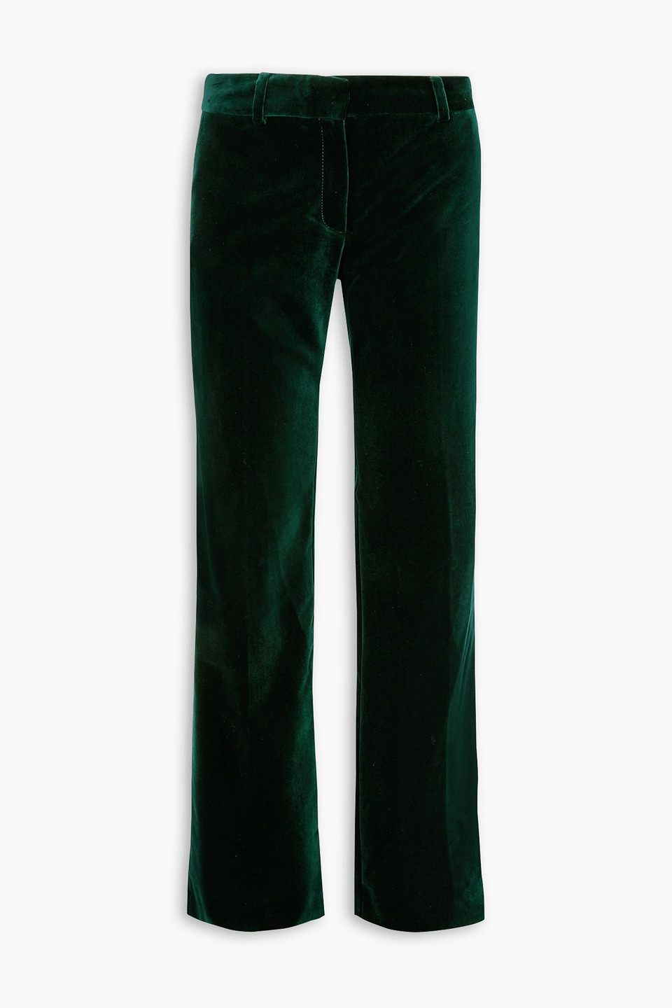 Bella Freud 1976 cotton-velvet flared pants