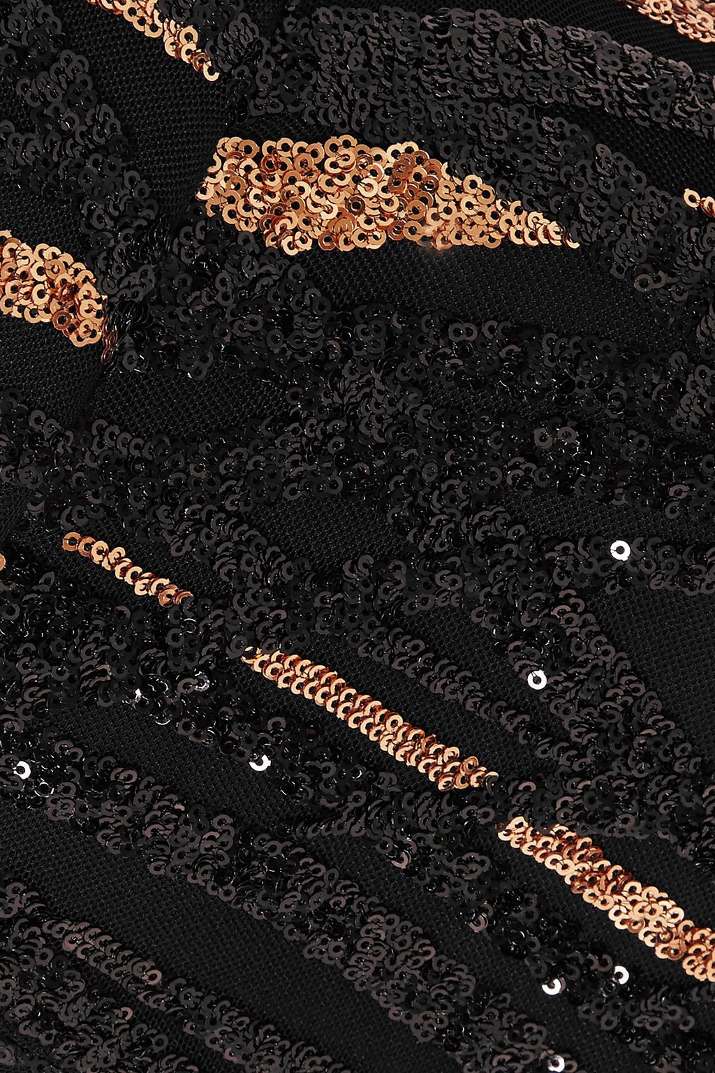 HALPERN Sequined tulle slim-leg pants