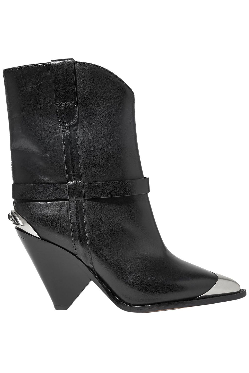 isabel marant lamsy leather ankle boots