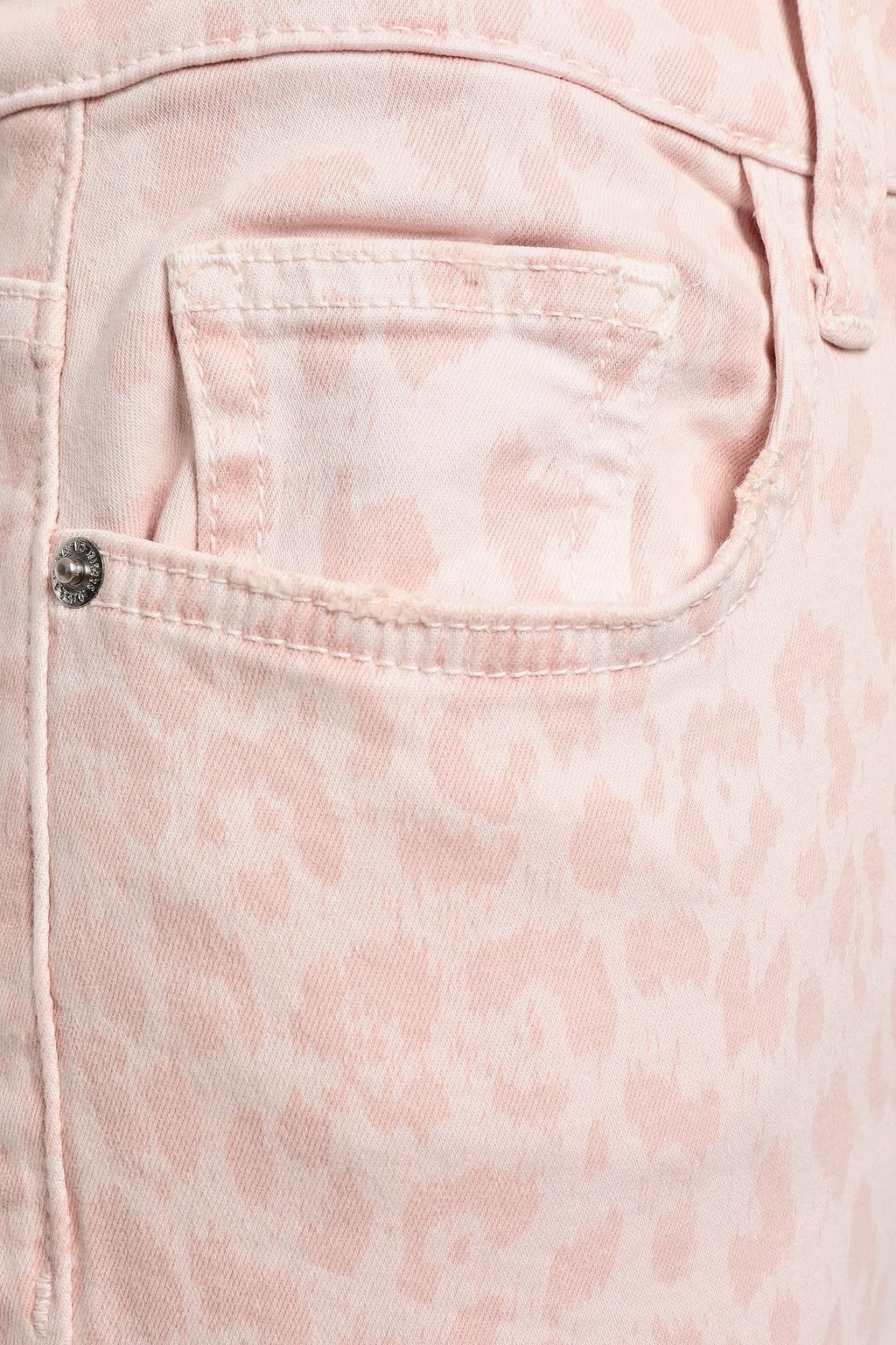 CURRENT/ELLIOTT The Stiletto leopard-print mid-rise skinny jeans