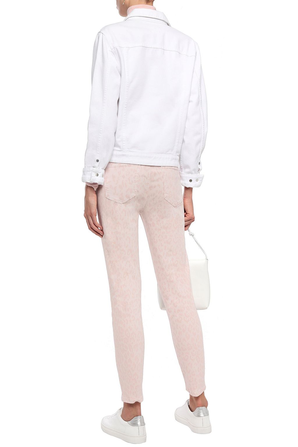 CURRENT/ELLIOTT The Stiletto leopard-print mid-rise skinny jeans