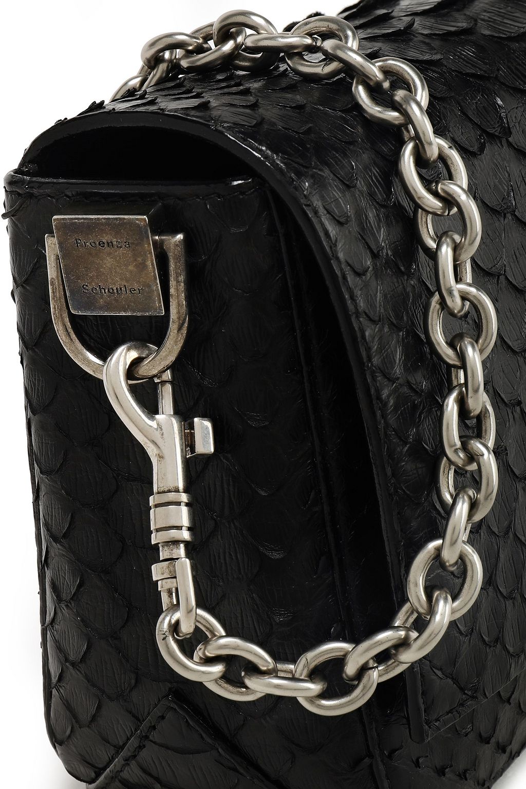 PROENZA SCHOULER Tiny Courier python shoulder bag
