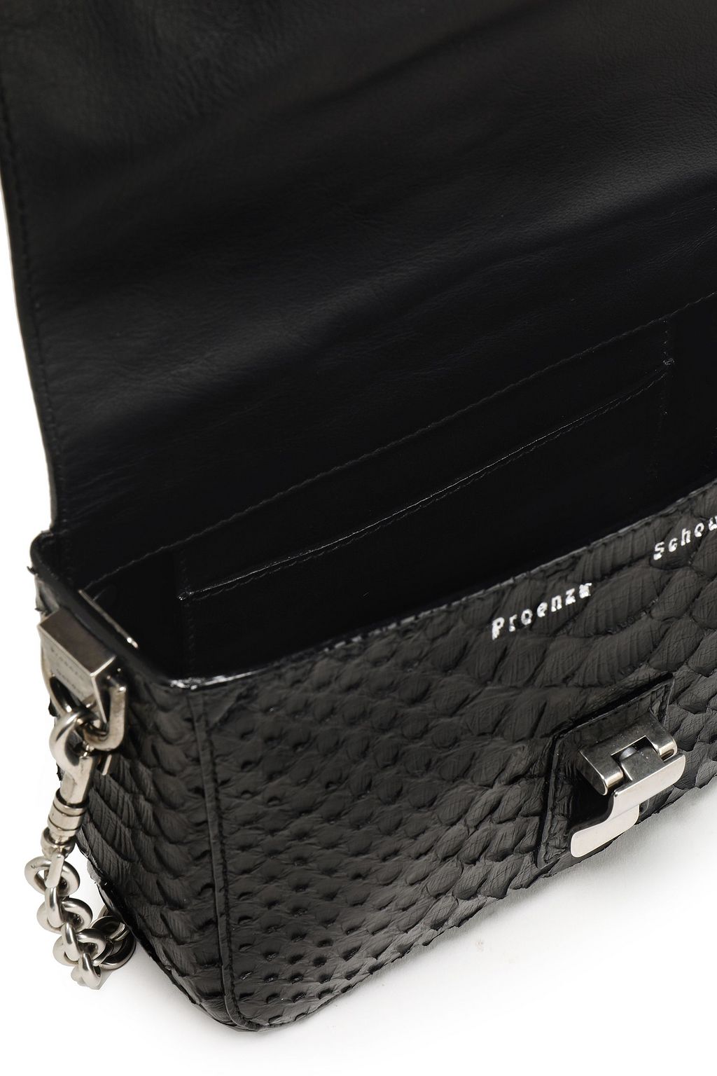 PROENZA SCHOULER Tiny Courier python shoulder bag